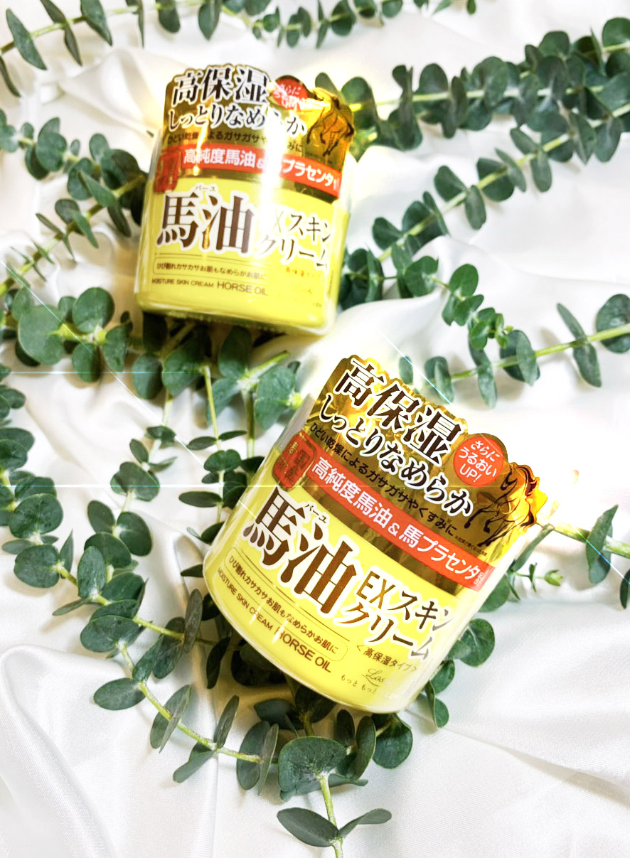 Kem dưỡng da mờ nám chiết xuất từ nhau thai ngựa Cosmetex Roland Loshi Moist Aid Ex Skin Cream BA 100g